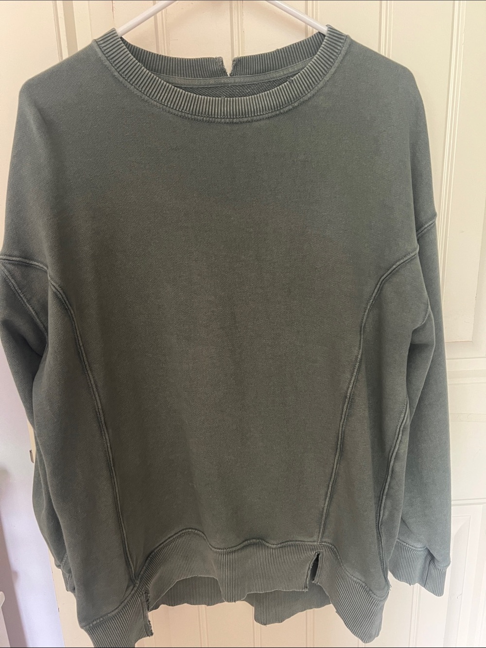 aerie Olive Crewneck Sweatshirt
